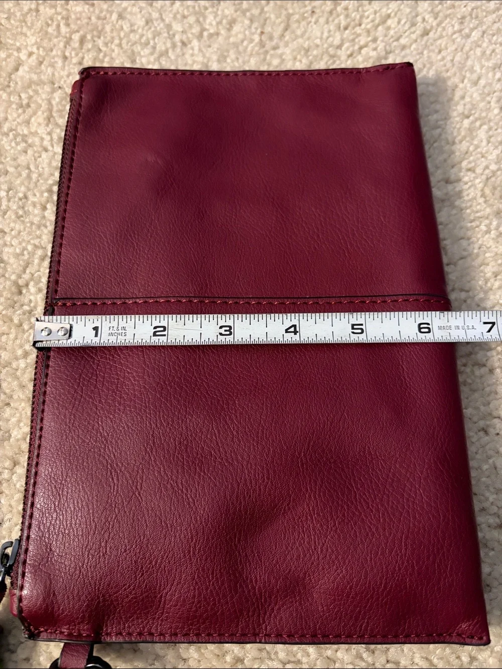 Inc International Concepts Women’s Molyy Party Wristlet Clutch In Burgundy
